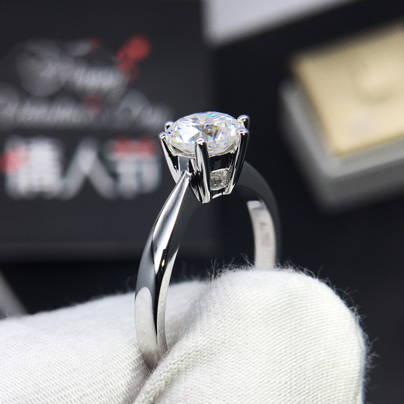 Wedding Rings 925 sterling silver 1ct 2ct 3ct Classic Ring Lab Diamond Round Brilliant Cut jewelry Wedding ring Engagement 220829