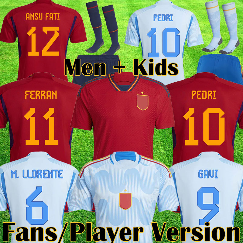 2022 Spain soccer jerseys Espana ANSU FATI ASENSIO MORATA FERRAN GAVI AZPILICUETA 22 23 WORLD RAMOS CUP fans Player version football shirts men kit kids equipment, Home
2022 Spain soccer jerseys Espana ANSU FATI ASENSIO MORATA FERRAN GAVI AZPILICUETA 22 23 WORLD RAMOS CUP fans Player version football shirts men kit kids equipment, Home
