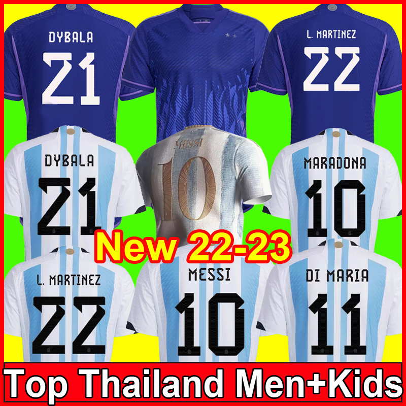 2022 2023 Argentina soccer Jersey Fans and player version DYBALA AGUERO Maradona football shirt 22 23 Men Kids sets uniform with socks di maria camiseta de futbol 999, Kids 23 home
2022 2023 Argentina soccer Jersey Fans and player version DYBALA AGUERO Maradona football shirt 22 23 Men Kids sets uniform with socks di maria camiseta de futbol 999, Kids 23 home
