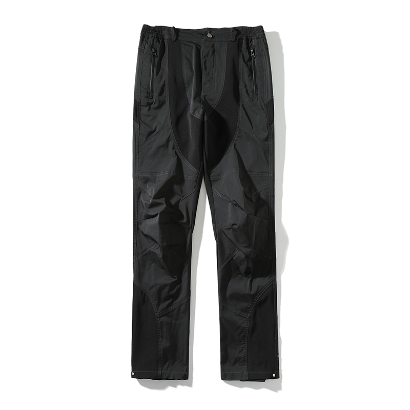 Black Zipper Pocket Patchwork Cargo Pants for Men and Women Retro Drawstring Baggy Trousers
Black Zipper Pocket Patchwork Cargo Pants for Men and Women Retro Drawstring Baggy Trousers