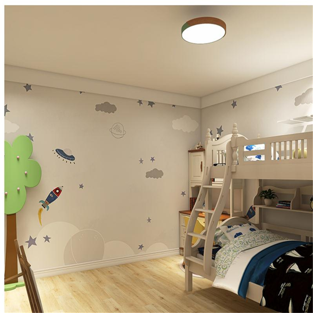 Simple wallpaper cartoon children's room wall cloth boy bedroom mural background wall simple cartoon wallpaper