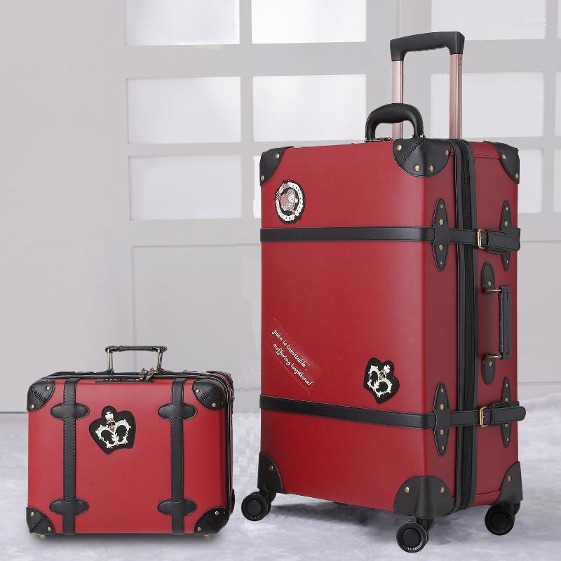 Suitcases Urecity Vintage PU Leather Trolley Luggage Sets Large Capacity Suitcase With TSA Lock Spinner Wheel Travel Trunk Bag For Men
Suitcases Urecity Vintage PU Leather Trolley Luggage Sets Large Capacity Suitcase With TSA Lock Spinner Wheel Travel Trunk Bag For Men