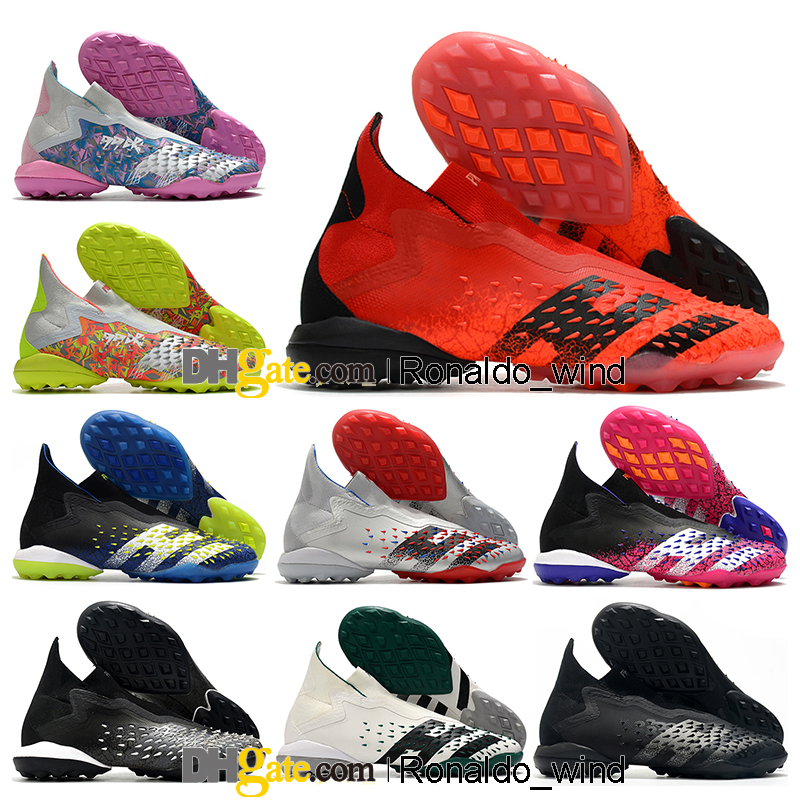 GIFT BAG Mens High Quality Football Boots Laceless Predator Freak IC TF Cleats Predators Freak Pogba 21 X Soccer Shoes Tops Indoor Turf Trainers Botas De Futbol, Color 1
GIFT BAG Mens High Quality Football Boots Laceless Predator Freak IC TF Cleats Predators Freak Pogba 21 X Soccer Shoes Tops Indoor Turf Trainers Botas De Futbol, Color 1