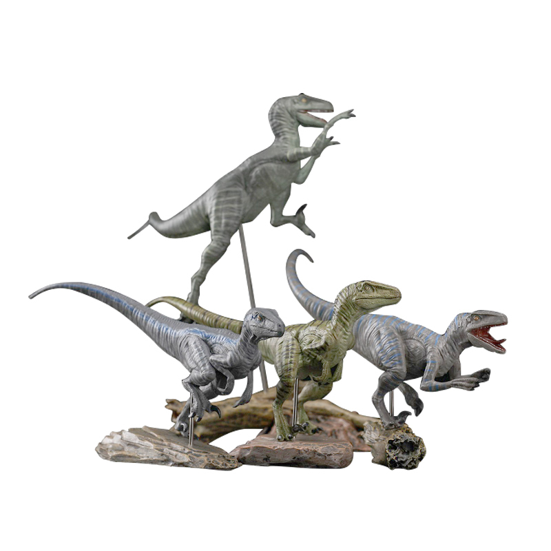 Action Toy Figures Nanmu 1 35 Velociraptor Team Raptor Dinosaur Baldwin Ceasar Diana Edgar Human Figure Limited Quantity With Retail Box 220829