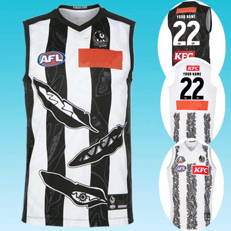 Top Quality 2022 COLLINGWOOD MAGPIES AFL GUERNSEY Mens Rugby Jerseys Print Custom Name Number, No print
Top Quality 2022 COLLINGWOOD MAGPIES AFL GUERNSEY Mens Rugby Jerseys Print Custom Name Number, No print