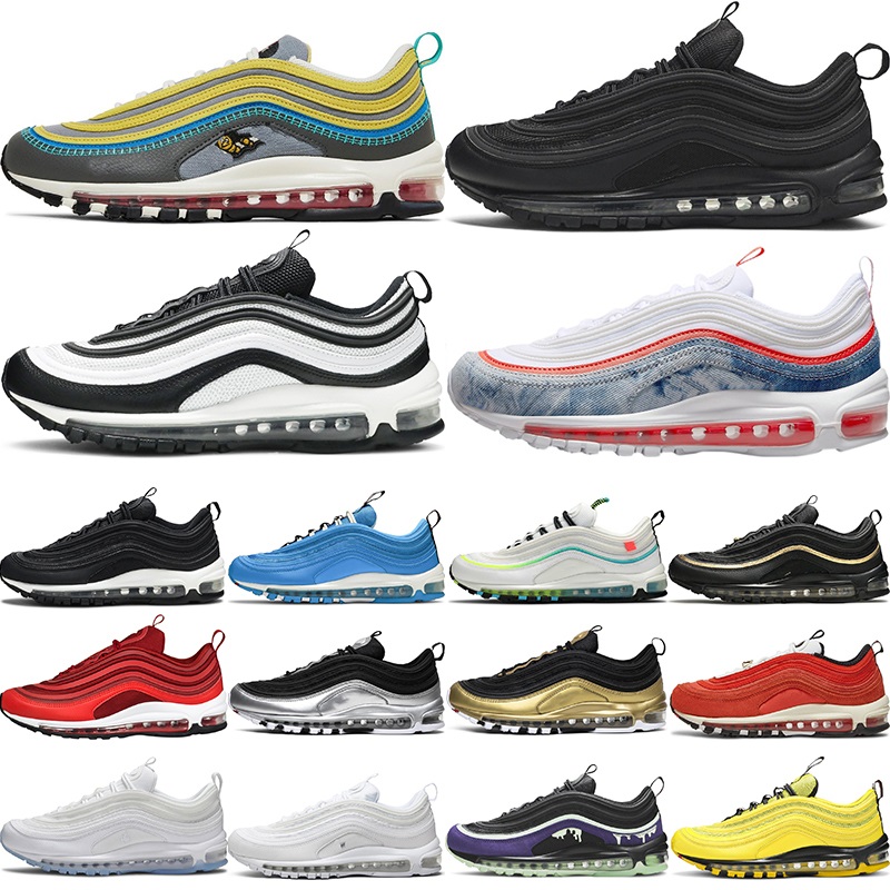AM97 Running Shoes OG Triple Black White Panda Metallic Gold Grey Bullet Worldwide Sprung Cream Cherry Easter Lucky Good Golf Mens Womens, 38
AM97 Running Shoes OG Triple Black White Panda Metallic Gold Grey Bullet Worldwide Sprung Cream Cherry Easter Lucky Good Golf Mens Womens, 38