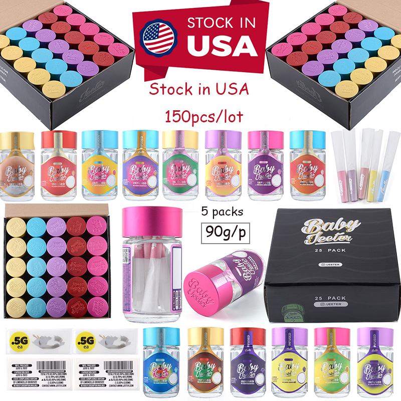 Stock In USA Bag Baby Jeeter Smoking Accessories 5 Packs Prerolling Papers Dry Herb Storage Container E Cigarettes With Prerolling Paper High Potency Liquid Diamond
Stock In USA Bag Baby Jeeter Smoking Accessories 5 Packs Prerolling Papers Dry Herb Storage Container E Cigarettes With Prerolling Paper High Potency Liquid Diamond