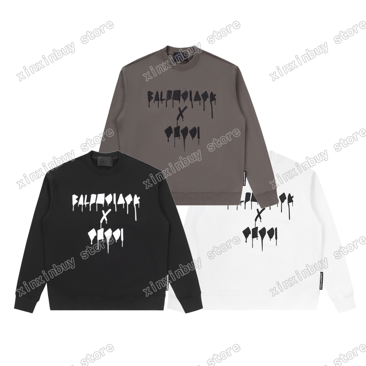 xinxinbuy Men designer Sweatshirts graffiti letters embroidery print Paris Pullover cotton women white black XS-L
xinxinbuy Men designer Sweatshirts graffiti letters embroidery print Paris Pullover cotton women white black XS-L