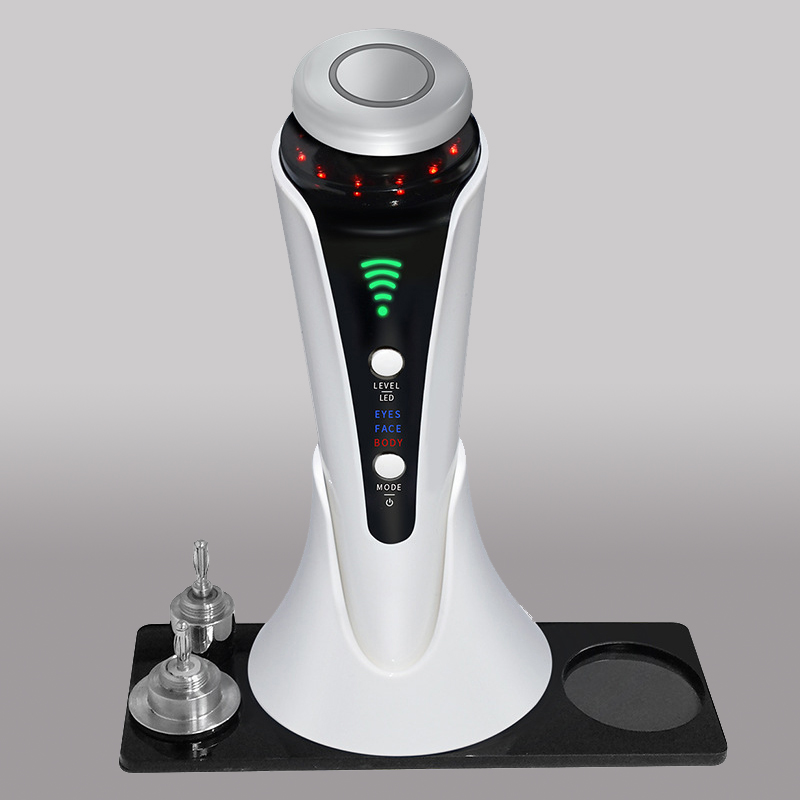 New Portable RF 3 in 1 Radio Frequency Machine Mini Facial Beauty Device Eye Neck Anti Aging Wrinkle Removal Skin Rejuvenation Body Face Lifting