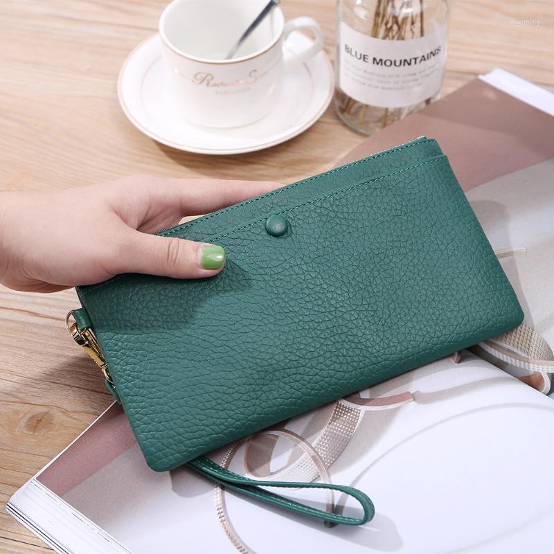 Wallets Women High End Leather Wallet Under Arm Long Card Bag Zipper Change Cowhide Coin Hipster Portefeuille Billetera, Red
Wallets Women High End Leather Wallet Under Arm Long Card Bag Zipper Change Cowhide Coin Hipster Portefeuille Billetera, Red