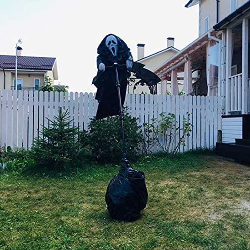 Other Festive Party Supplies Halloween Decoration Garden Ghostface Scarecrow Outside Hanging Scary Scream Ghost for Yard Decor 2204704068