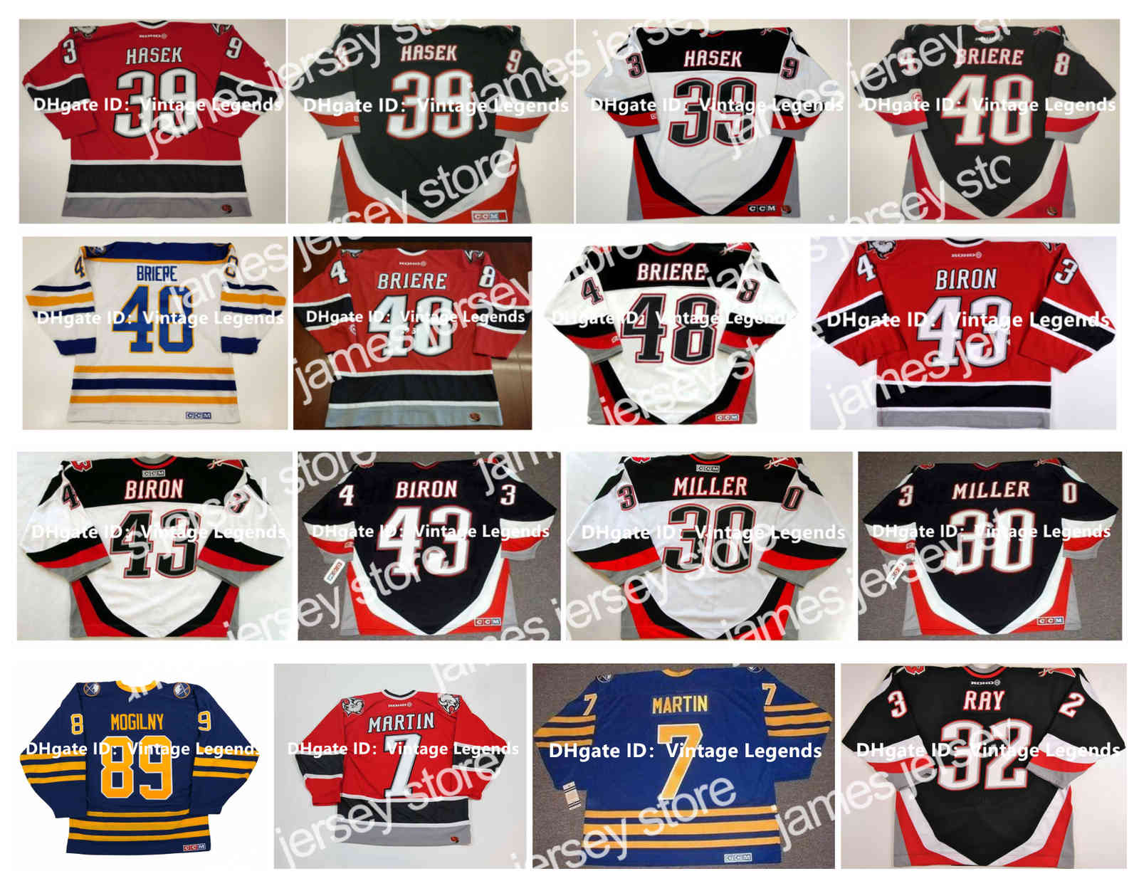 Hockey Jerseys Vintage Koho CCM sabres Hockey Jersey 39 Dominik Hasek 48 Danny Briere 43 Marty Biron 7 Rick Martin 32 ROB RAY 30 Ryan Miller 89 Alexander, As pic
Hockey Jerseys Vintage Koho CCM sabres Hockey Jersey 39 Dominik Hasek 48 Danny Briere 43 Marty Biron 7 Rick Martin 32 ROB RAY 30 Ryan Miller 89 Alexander, As pic
