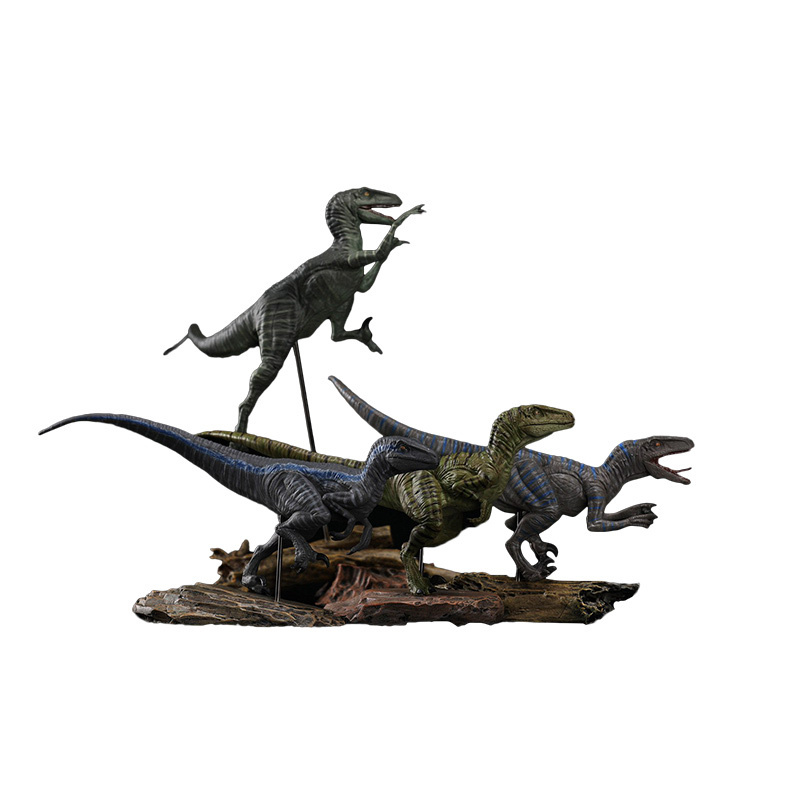 Action Toy Figures Nanmu 1 35 Velociraptor Team Raptor Dinosaur Baldwin Ceasar Diana Edgar Human Figure Limited Quantity With Retail Box 220829