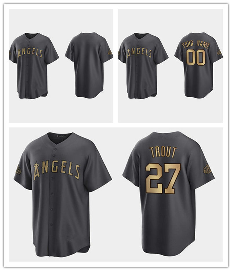 Baseball Jersey S-3XL Los Angeles''Angels''MEN Mike Trout #27 2022 All-Star Replica, Custom name number
Baseball Jersey S-3XL Los Angeles''Angels''MEN Mike Trout #27 2022 All-Star Replica, Custom name number