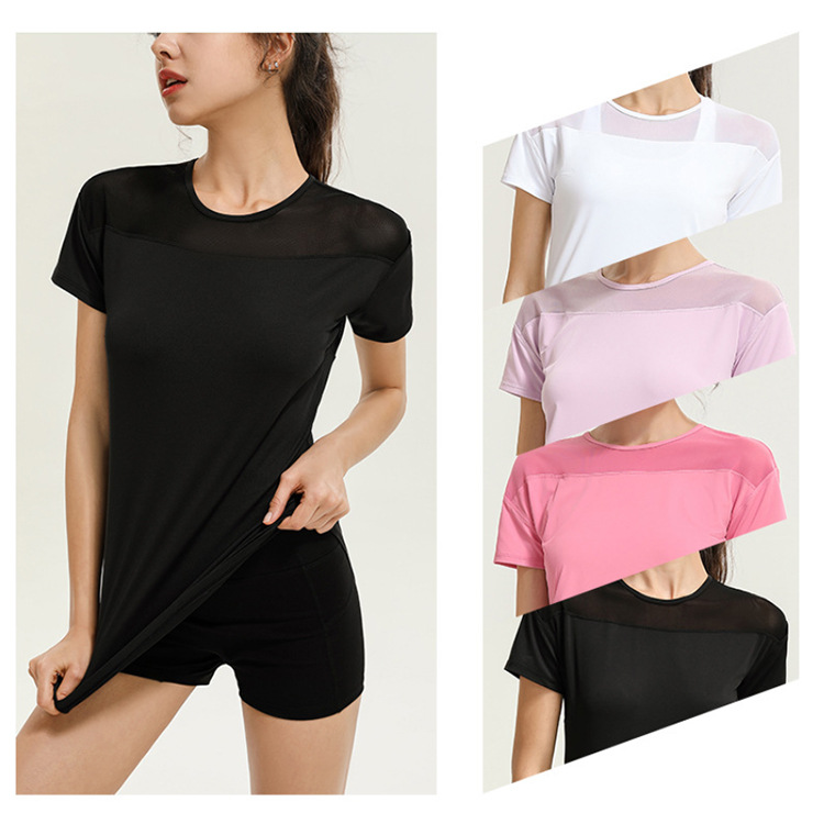 LU yoga naked feelings of quick-drying Yoga sports running short-sleeved T-shirt sexy fashion stretch fitness clothes female, White
LU yoga naked feelings of quick-drying Yoga sports running short-sleeved T-shirt sexy fashion stretch fitness clothes female, White