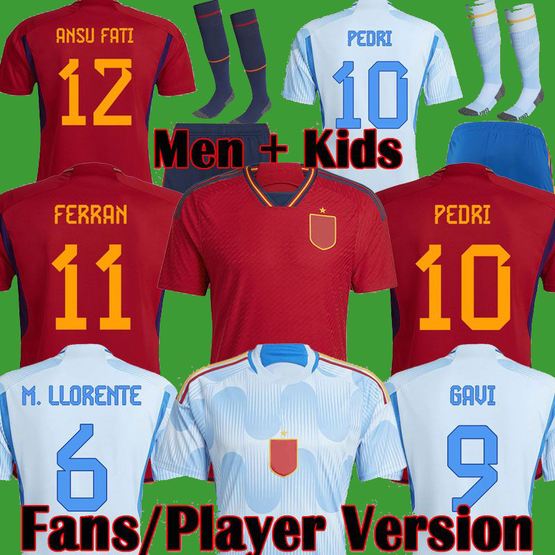 New 2022 Spain soccer jersey PEDRI FERRAN MORATA A.INIESTA PEDRI Espana Camiseta 22 23 European Cup ALCACER SERGIO men women kit uniformes Fans Player version 2023, Kids 21 22 away
New 2022 Spain soccer jersey PEDRI FERRAN MORATA A.INIESTA PEDRI Espana Camiseta 22 23 European Cup ALCACER SERGIO men women kit uniformes Fans Player version 2023, Kids 21 22 away