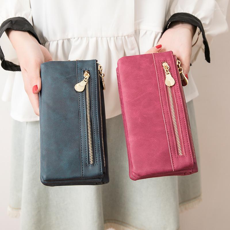 Wallets Long Women's Wallet Female Purses Coin Purse Card Holder Pu Leather Clutch Money Bag Carteira Billetera Mujer, Beige
Wallets Long Women's Wallet Female Purses Coin Purse Card Holder Pu Leather Clutch Money Bag Carteira Billetera Mujer, Beige