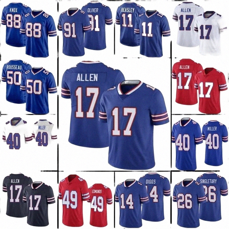 Soccer Sets/Tracksuits jersey 17 Josh Allen Stefon Diggs Football''''Jersey Von Miller Dawson Knox O.J. Howard Micah Hyde Gabriel Davis Jim Kelly Cole Beasley Poy 8889#, Women jersey
Soccer Sets/Tracksuits jersey 17 Josh Allen Stefon Diggs Football''''Jersey Von Miller Dawson Knox O.J. Howard Micah Hyde Gabriel Davis Jim Kelly Cole Beasley Poy 8889#, Women jersey