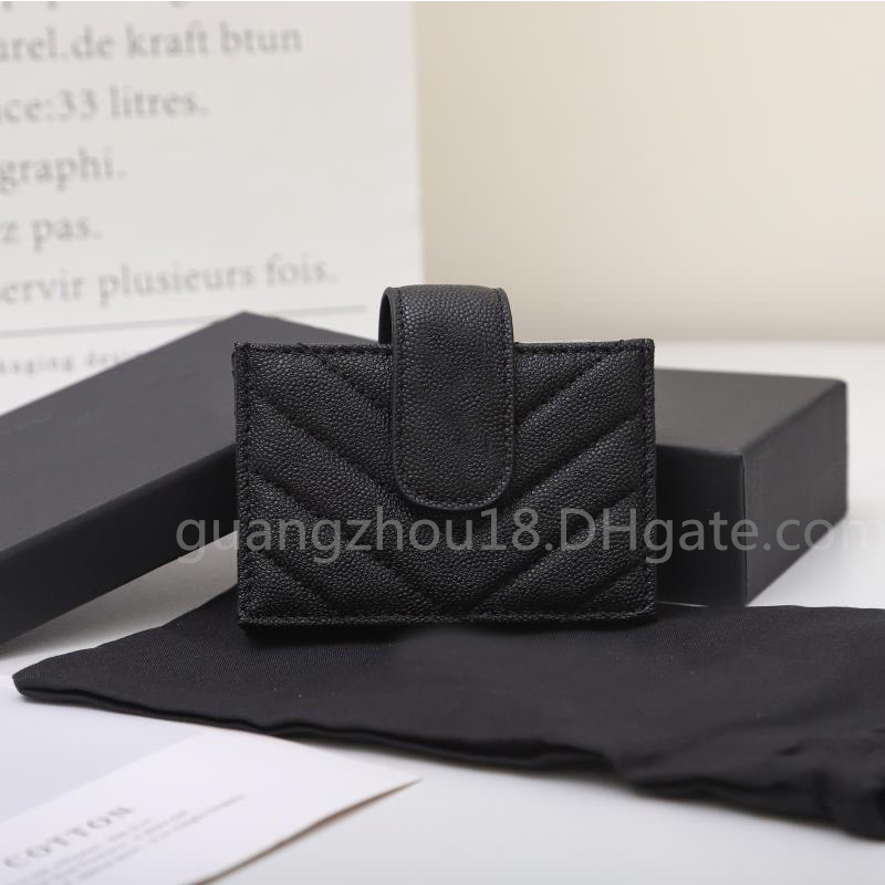 Fashion Mini Card Bags Lichi Grain with Buckle Five lattice screens for Women 11x7x2cm 06691