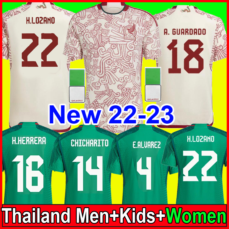 2022 2023 Top Mexico soccer jersey Fans Player World H.LOSANO GUARDADO CHICHARITO G DOS SANTOS 22 23 CUP football shirt tops men kids sets uniform camiseta de futbol, Player 23 home+patch
2022 2023 Top Mexico soccer jersey Fans Player World H.LOSANO GUARDADO CHICHARITO G DOS SANTOS 22 23 CUP football shirt tops men kids sets uniform camiseta de futbol, Player 23 home+patch