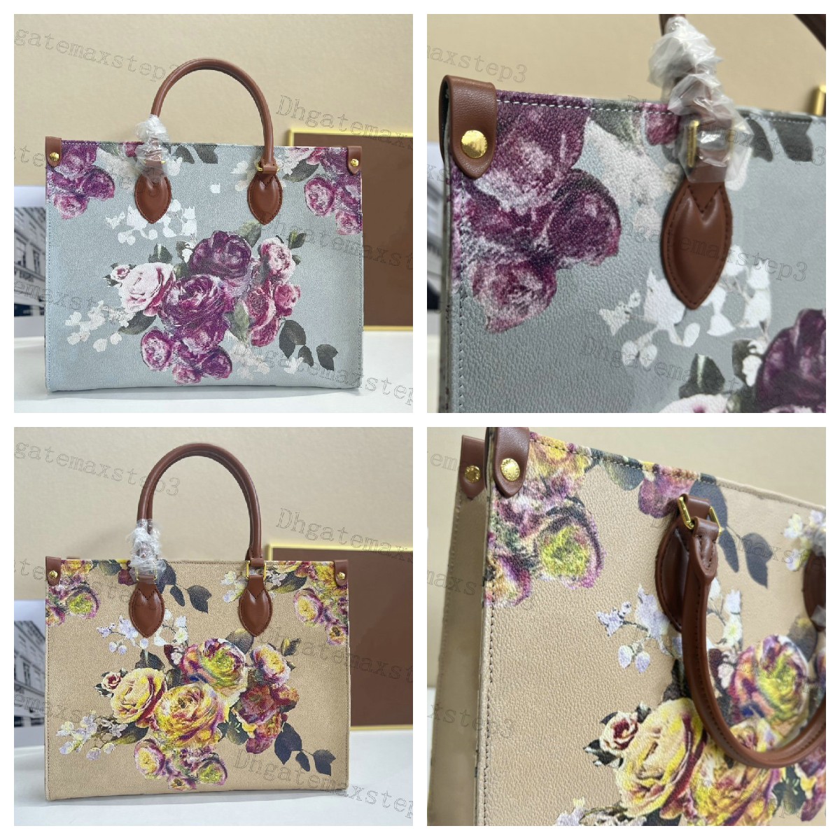 Fall-Winter 2022 OnTheGo MM Tote Bag Carryall Handle Handbag On The Go Nicolas Ghesquiere Floral Pattern Flowers Gradient M21233 Fashion Designer Shopping Bags
Fall-Winter 2022 OnTheGo MM Tote Bag Carryall Handle Handbag On The Go Nicolas Ghesquiere Floral Pattern Flowers Gradient M21233 Fashion Designer Shopping Bags