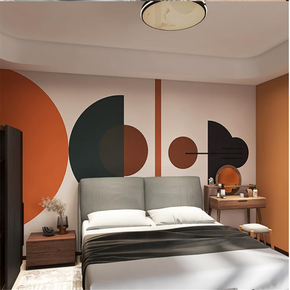 New 3d wallpaper custom mural European style geometric color block wallpaper office sofa background photography wall covering