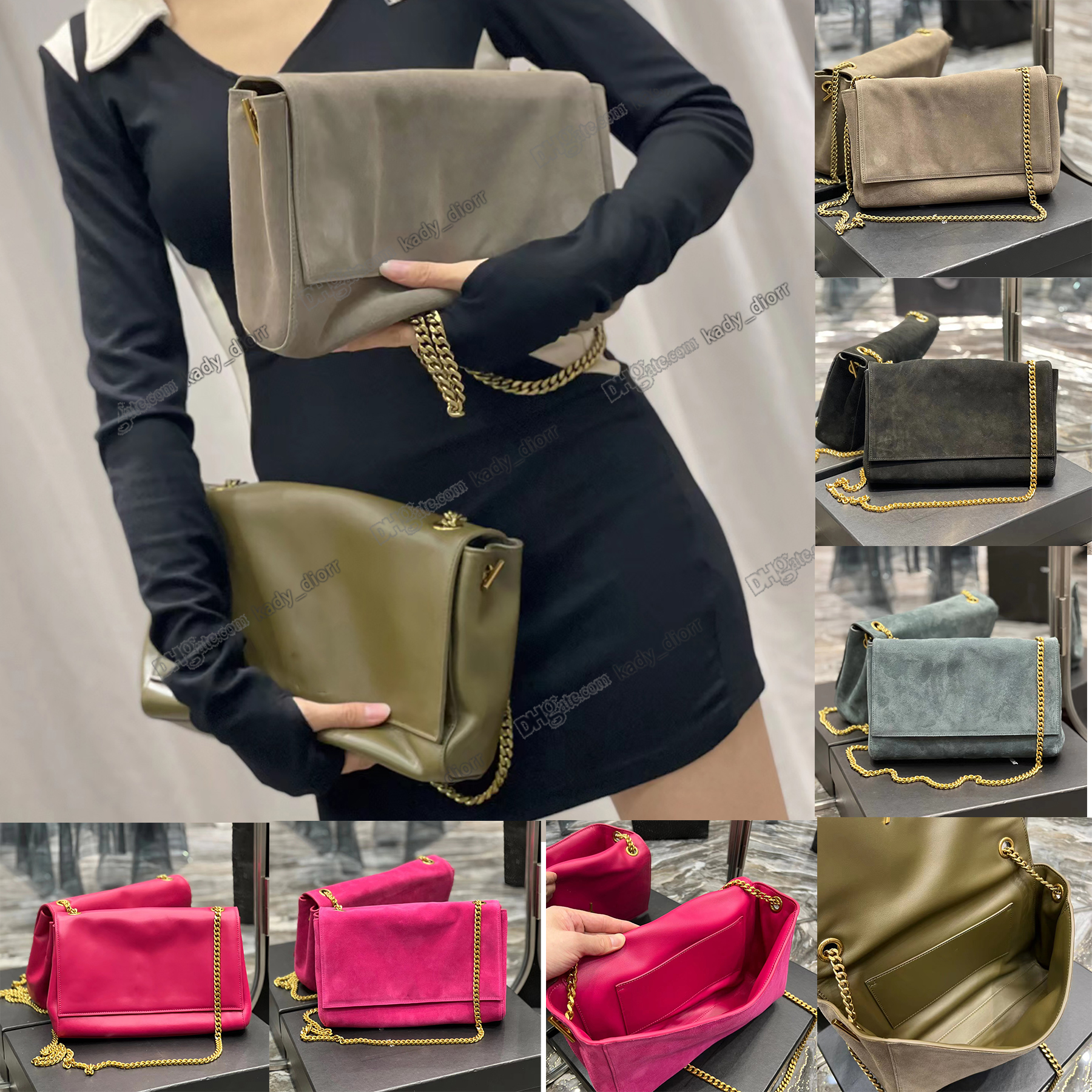 kate medium reversible chain bag in suede & smooth leather soft bag with magnetized flap shoulder crossbody handbag purses genuine Designer luxury Clutch, Customize
kate medium reversible chain bag in suede & smooth leather soft bag with magnetized flap shoulder crossbody handbag purses genuine Designer luxury Clutch, Customize