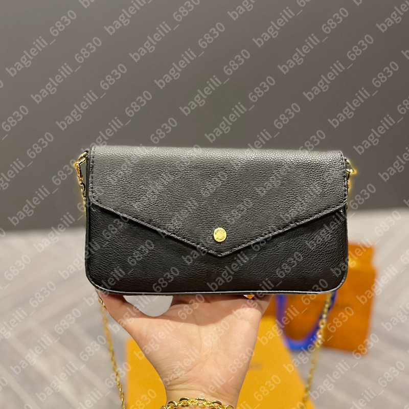 10A Crossbody Felicie Pochette Handbag Shoulder Bag M61276 Designer Bags Women Clutch Cross Body Purse With Box Dust Bag Receipt, Red embossing flower
10A Crossbody Felicie Pochette Handbag Shoulder Bag M61276 Designer Bags Women Clutch Cross Body Purse With Box Dust Bag Receipt, Red embossing flower