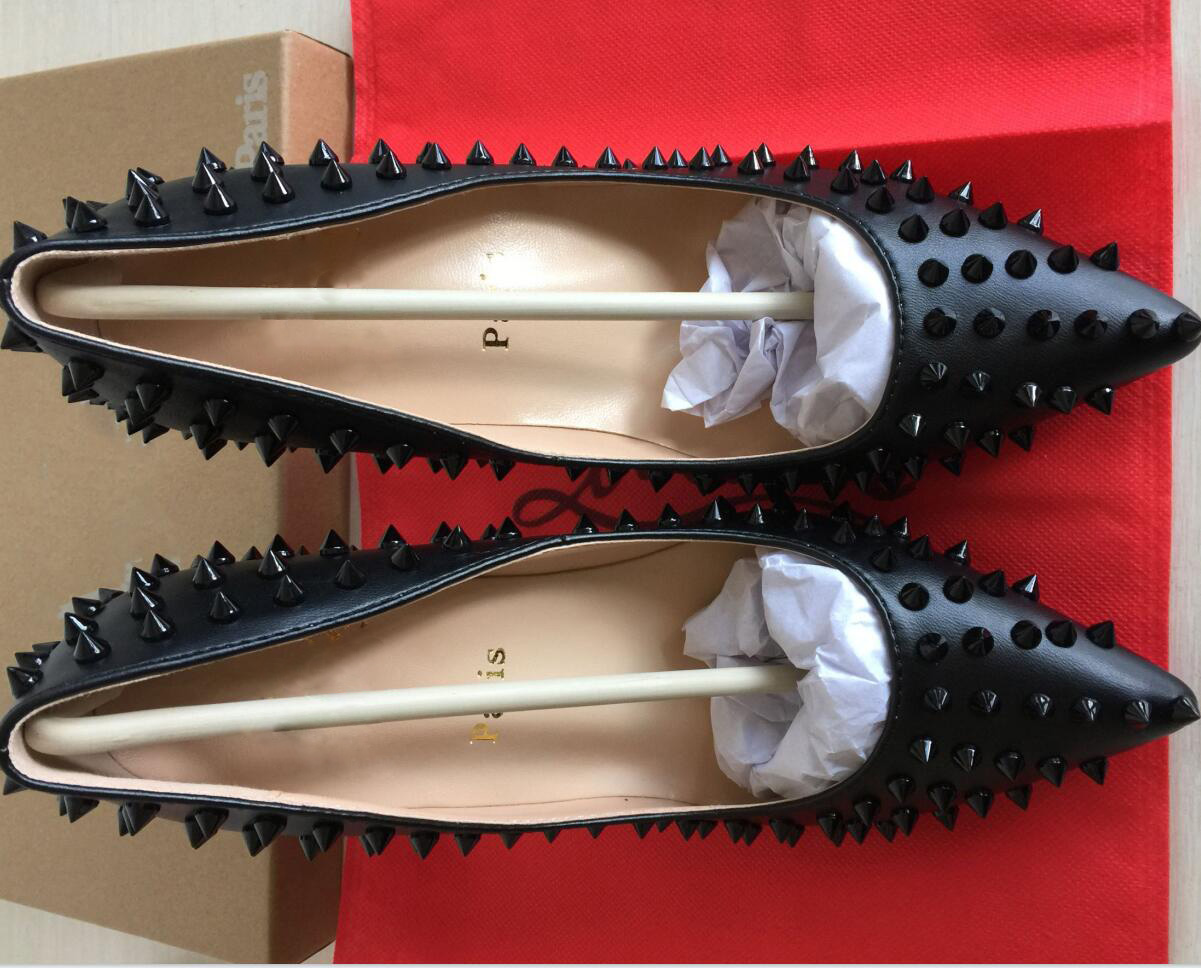 Nude Patent Leather Rivet Spikes Shoes Poined Toes High Heels shoes Women Lady Genuine Leather Wedding Shoes Pumps Stiletto Heels, 14#
Nude Patent Leather Rivet Spikes Shoes Poined Toes High Heels shoes Women Lady Genuine Leather Wedding Shoes Pumps Stiletto Heels, 14#