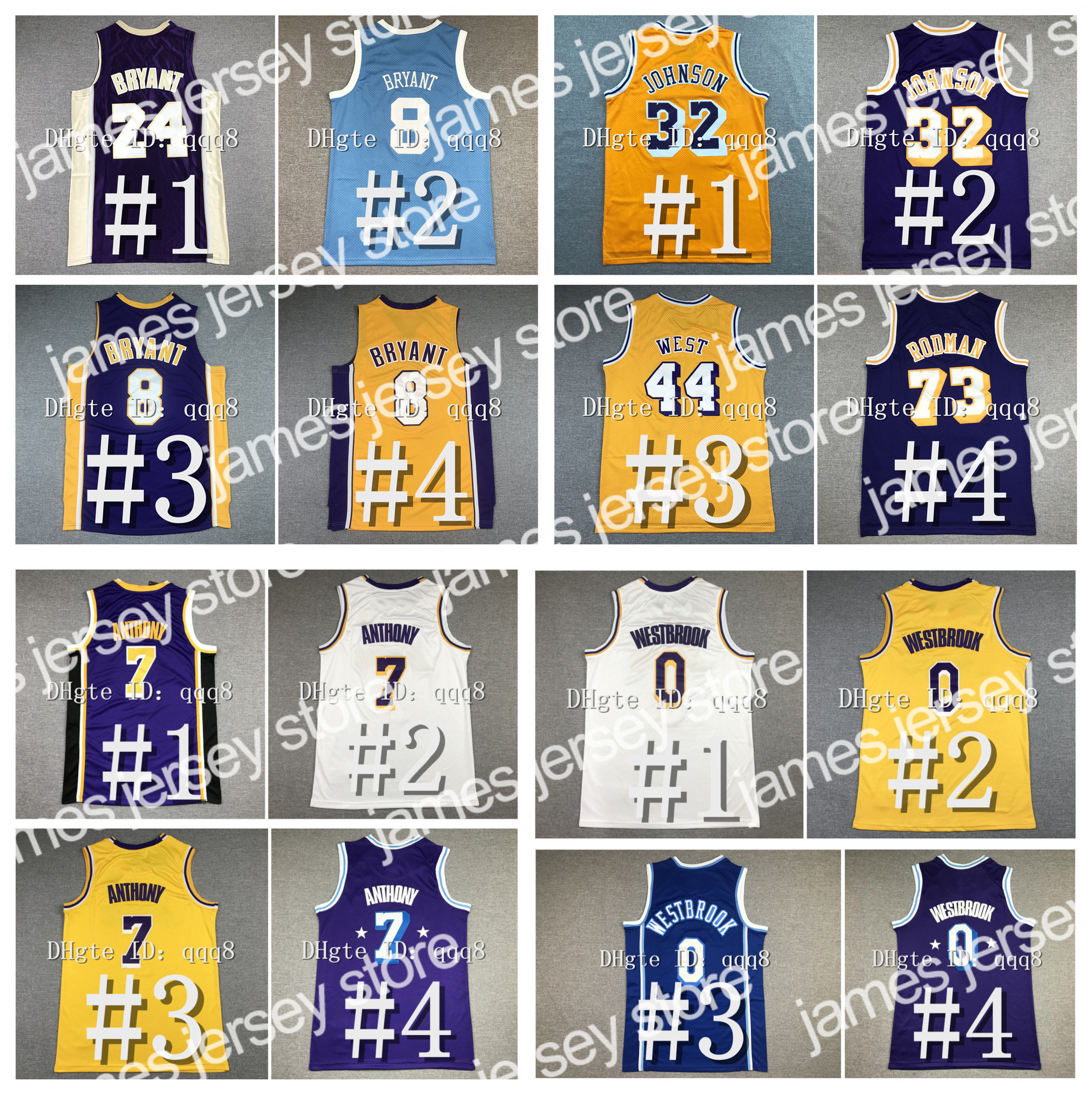 College Basketball Wears 6 James Basketball Jersey Russell 0 Westbrook Carmelo 7 Anthony 8/24 Bryant Anthony 3 Davis Wilt 13 Chamberlain 32 Magic Johnson Jerry West, As pic
College Basketball Wears 6 James Basketball Jersey Russell 0 Westbrook Carmelo 7 Anthony 8/24 Bryant Anthony 3 Davis Wilt 13 Chamberlain 32 Magic Johnson Jerry West, As pic