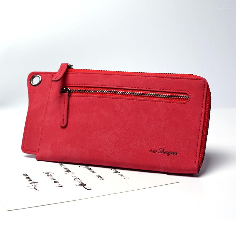 Wallets 2022 Fashion Vintage Women Abrasive Leather Zipper Wallet Women's Long Design Purse Two Fold More Color Clutch, Black
Wallets 2022 Fashion Vintage Women Abrasive Leather Zipper Wallet Women's Long Design Purse Two Fold More Color Clutch, Black