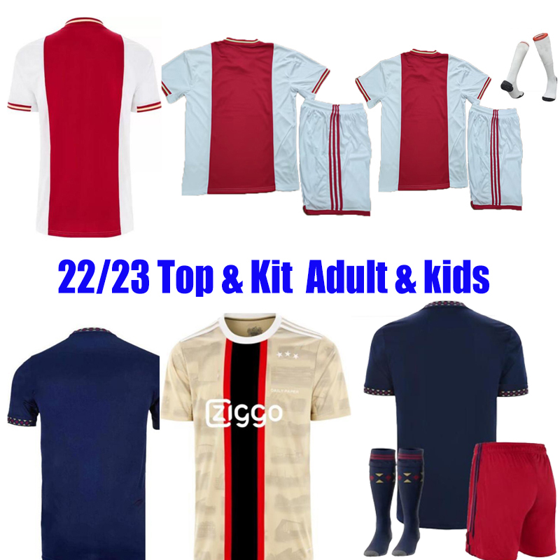 2022 2023 TADIC soccer jersey Marley AJAXS football shirt BERGHUIS HALLER BLIND KLAASSEN GRAVENBERCH CRUYFF 22 23 Home Away and Third men Adult kids Tops Kits
2022 2023 TADIC soccer jersey Marley AJAXS football shirt BERGHUIS HALLER BLIND KLAASSEN GRAVENBERCH CRUYFF 22 23 Home Away and Third men Adult kids Tops Kits