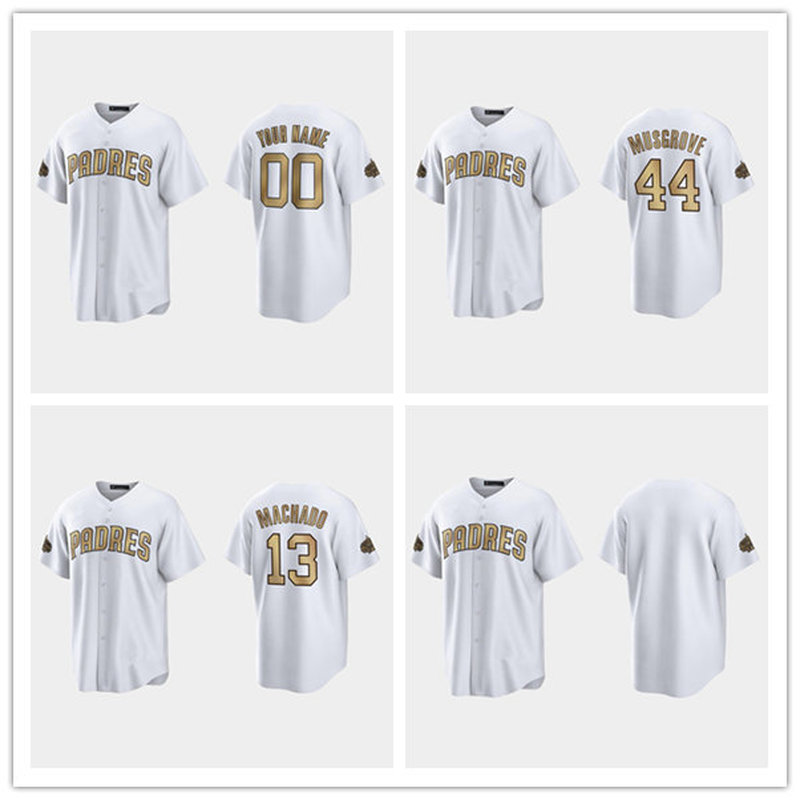 Baseball Jersey S-3XL San Diego''Padres''MEN Manny Machado #13 Joe Musgrove #44 2022 All-Star NL Replica White
Baseball Jersey S-3XL San Diego''Padres''MEN Manny Machado #13 Joe Musgrove #44 2022 All-Star NL Replica White