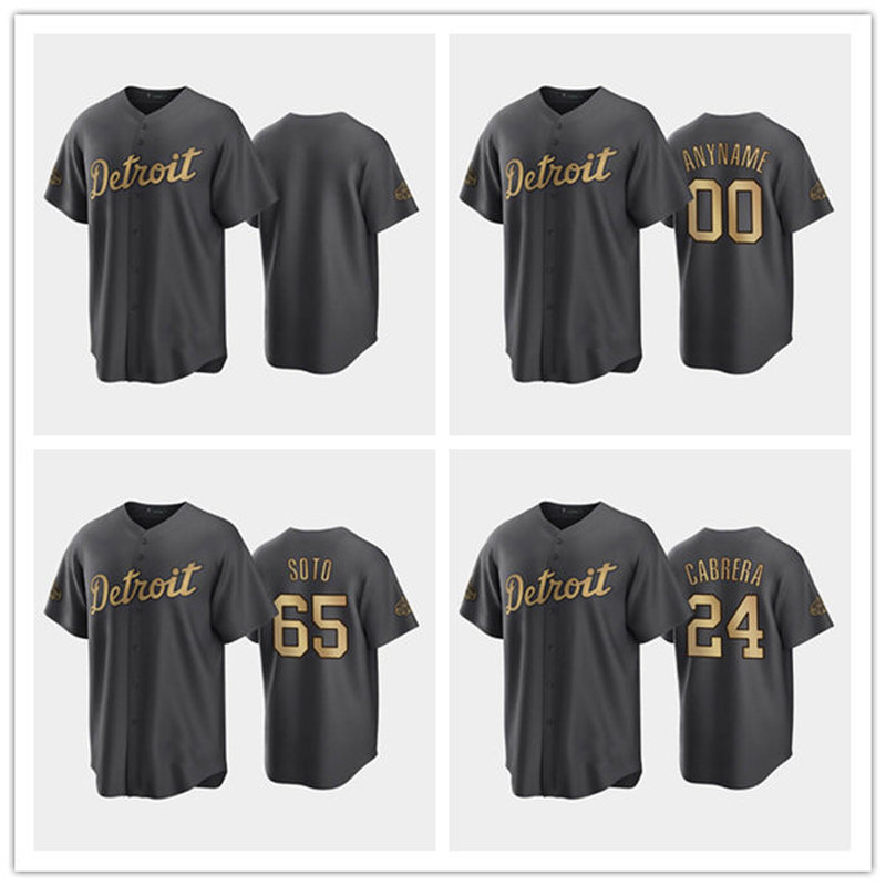 Baseball Jersey Detroit''Tigers''MEN 2022 All-Star AL Gregory Soto #65 Miguel Cabrera #24
Baseball Jersey Detroit''Tigers''MEN 2022 All-Star AL Gregory Soto #65 Miguel Cabrera #24