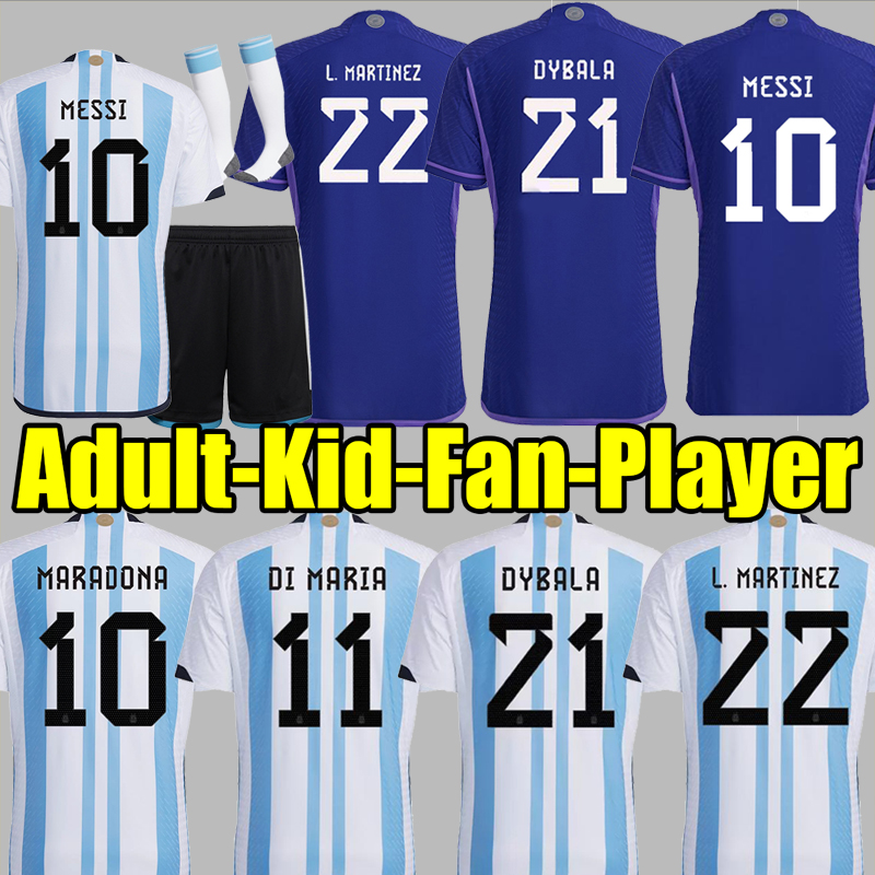 2022 Argentina soccer Jersey football shirt national team club shirts DYBALA AGUERO MARADONA DI MARIA MESSIs 22 23 fans player version Men Kids kit sets socks 74203, Commemorative blue
2022 Argentina soccer Jersey football shirt national team club shirts DYBALA AGUERO MARADONA DI MARIA MESSIs 22 23 fans player version Men Kids kit sets socks 74203, Commemorative blue