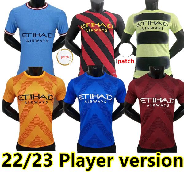 Player version 22 23 Manchester HAALAND soccer jersey GREALISH STERLING FERRAN DE BRUYNE FODEN goalkeeper MANS cities football shirts, 22/23 home1
Player version 22 23 Manchester HAALAND soccer jersey GREALISH STERLING FERRAN DE BRUYNE FODEN goalkeeper MANS cities football shirts, 22/23 home1