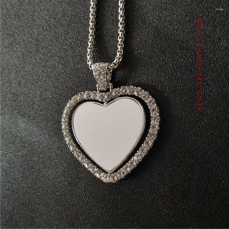 Pendant Necklaces Sublimation Blank Heart Po Pendants Two Side Printing Transfer Consumables 15pcs/lot
Pendant Necklaces Sublimation Blank Heart Po Pendants Two Side Printing Transfer Consumables 15pcs/lot