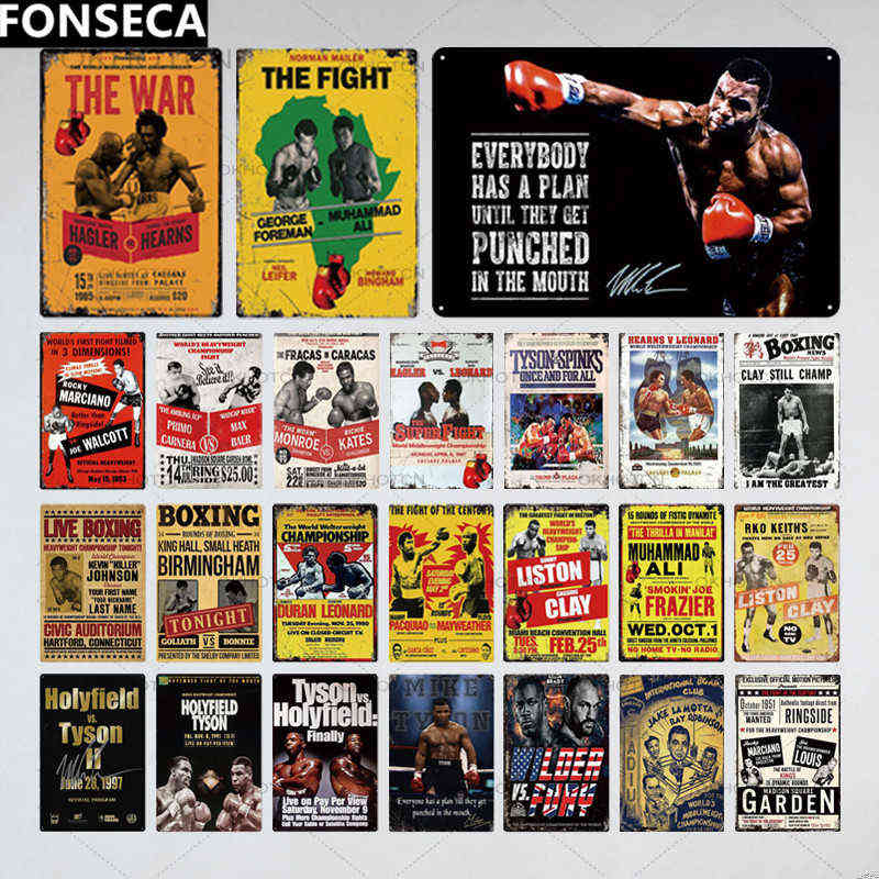 Metal Painting Boxing Sign Tin Plaque "The Fight" Vintage Pub Retro Wall Decor for Bar Club Man Cave Posters T220829
Metal Painting Boxing Sign Tin Plaque "The Fight" Vintage Pub Retro Wall Decor for Bar Club Man Cave Posters T220829