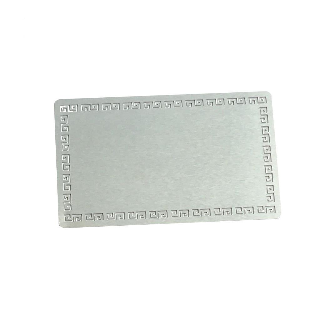 Sublimation Blank Metal Business Cards files 86x54mm White Aluminum Name Card for Heat Transfer Color UV Print Blanks 0.22mm