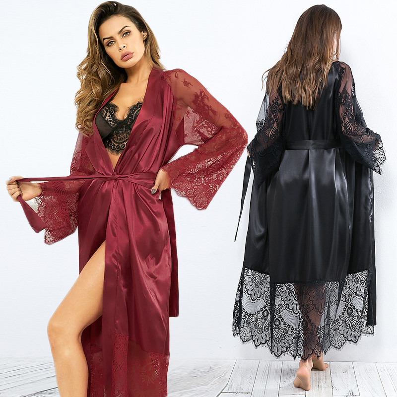 Women's Robe Satin Wedding Kimono Bride Robe.Sleepwear Bridesmaid Robes Pajamas Bathrobe Nightgown Spa Bridal Dressing Gown 220830