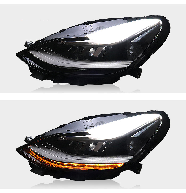 Auto Styling Front Lamp for Tesla Model 3 20 17-2022 Car Headlight Model Y LED Turn Signal Driving Lights