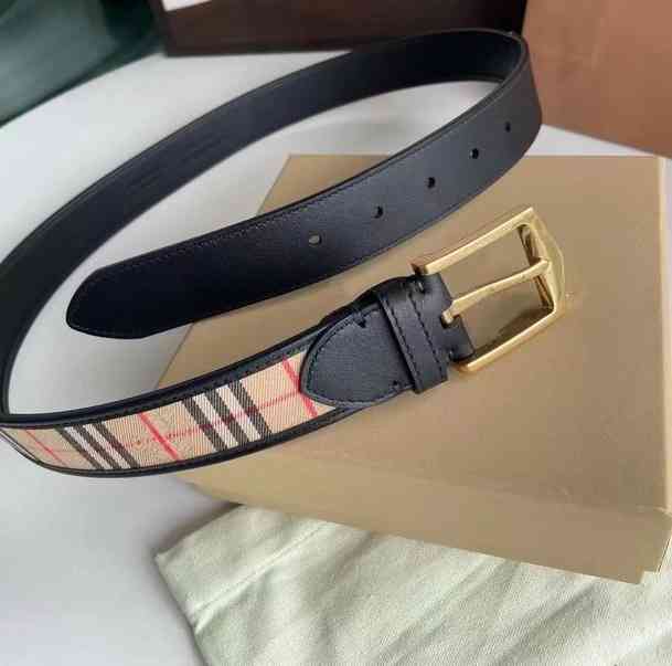 Luxury Designer Belts Family B men's belt Brown Plaid canvas with calf leather fine needle buckle wm, Black
Luxury Designer Belts Family B men's belt Brown Plaid canvas with calf leather fine needle buckle wm, Black