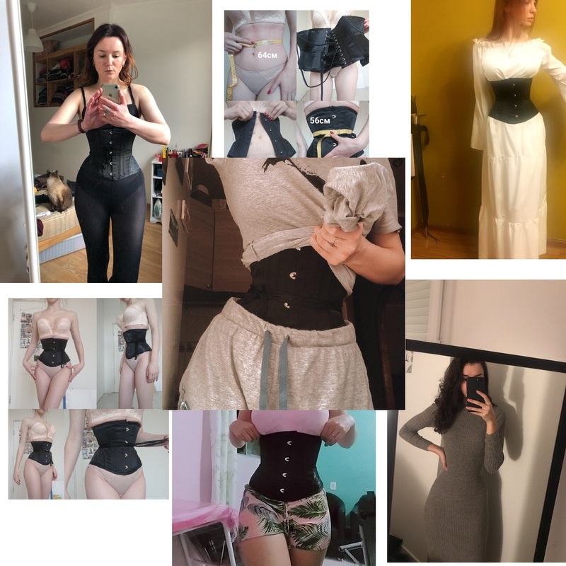 Women's Shapers Waist trainer Gothic Underbust Corset and cincher steampunk Bustiers Top Workout Shape Body sexy lingerie Slimming Belt 220830