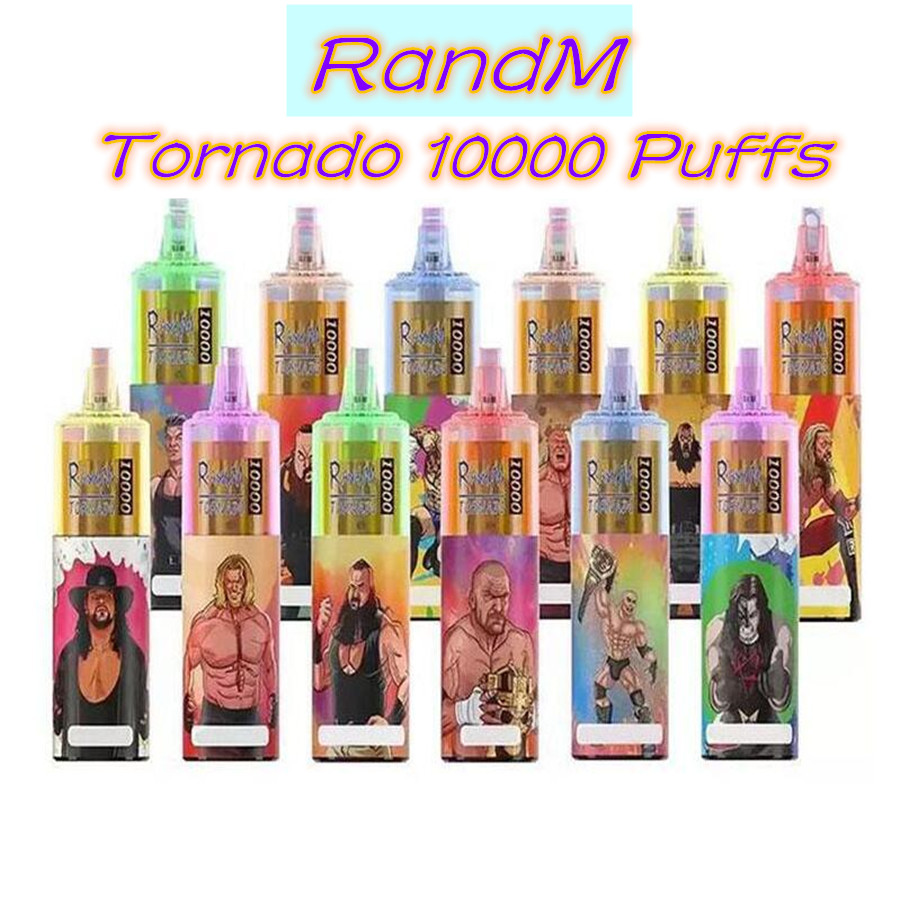 RandM Tornado 10000 Disposable E Cigarettes Airflow Control Device 6 Colors RGB Light 0% 2% 3% 5% Optional 12 Colors 10K Puffs Vape Pen Authentic
RandM Tornado 10000 Disposable E Cigarettes Airflow Control Device 6 Colors RGB Light 0% 2% 3% 5% Optional 12 Colors 10K Puffs Vape Pen Authentic
