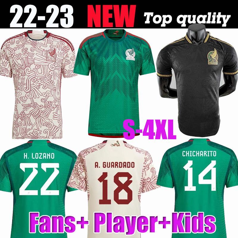Fans Version 2022 2023 Mexico Soccer Jersey green NEW National Copa America 22 23 CHICHARITO LOZANO CARLOS VELA RAUL H. HERRERA Men Kids Women Football Shirts, Special edition
Fans Version 2022 2023 Mexico Soccer Jersey green NEW National Copa America 22 23 CHICHARITO LOZANO CARLOS VELA RAUL H. HERRERA Men Kids Women Football Shirts, Special edition