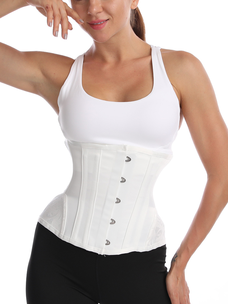 Women's Shapers Waist trainer Gothic Underbust Corset and cincher steampunk Bustiers Top Workout Shape Body sexy lingerie Slimming Belt 220830
