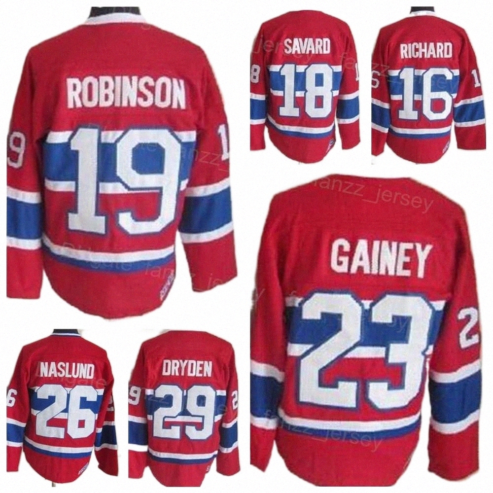 College Hockey Wears jersey Men Vintage Ice Hockey Retro 26 Mats Naslund Jerseys CCM 16 Henri Richard 18 Serge Savard 19 Larry Robinson 23 Bob Gainey 4 Jean Belive z74G#, 18 red
College Hockey Wears jersey Men Vintage Ice Hockey Retro 26 Mats Naslund Jerseys CCM 16 Henri Richard 18 Serge Savard 19 Larry Robinson 23 Bob Gainey 4 Jean Belive z74G#, 18 red