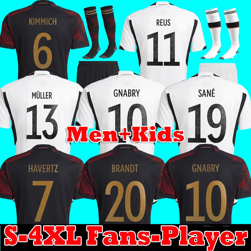 4XL 2022 germanyS HUMMELS soccer jersey KROOS GNABRY WERNER DRAXLER REUS MULLER GOTZE football shirt Men kids kit Fans Player version, 22 23 home
4XL 2022 germanyS HUMMELS soccer jersey KROOS GNABRY WERNER DRAXLER REUS MULLER GOTZE football shirt Men kids kit Fans Player version, 22 23 home
