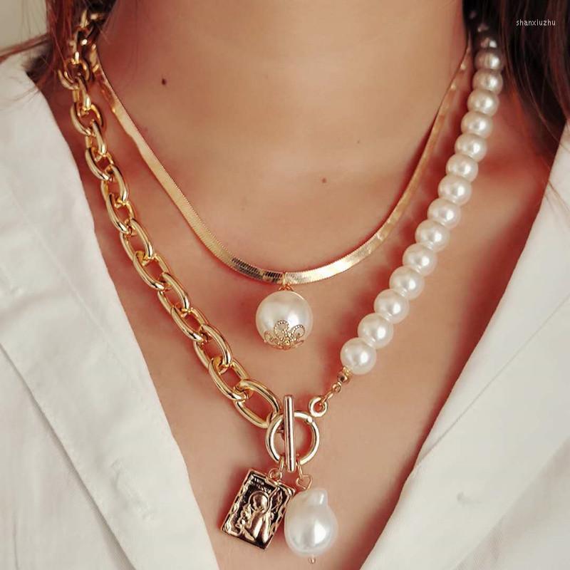 Chains Yourmistery Cross Border Jewelry Retro Baroque Pearl Necklace Alloy Portrait Square Brand Pendant For Women Two Sets
Chains Yourmistery Cross Border Jewelry Retro Baroque Pearl Necklace Alloy Portrait Square Brand Pendant For Women Two Sets