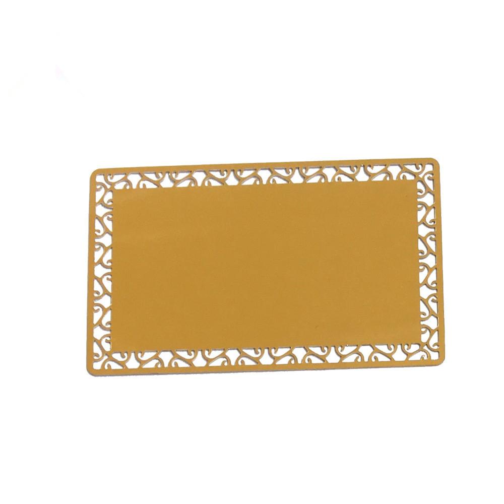 Sublimation Blank Metal Business Cards files 86x54mm White Aluminum Name Card for Heat Transfer Color UV Print Blanks 0.22mm